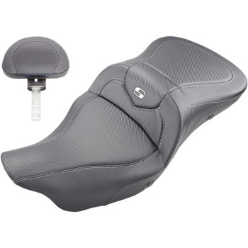 Saddlemen Heated Extended Reach Road Sofa Seat w/Backrest